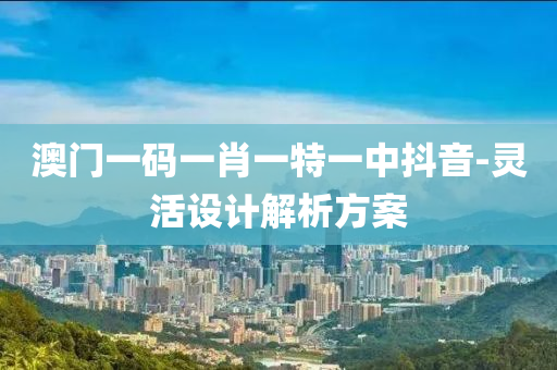 澳門一碼一肖一特一中抖音-靈活設(shè)計(jì)解析方案液壓動力機(jī)械,元件制造