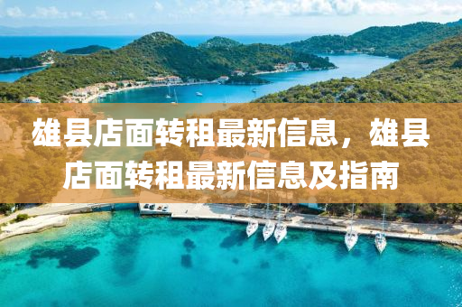 雄縣店面轉(zhuǎn)租最新信息，雄縣店面轉(zhuǎn)租最新信息及指南液壓動(dòng)力機(jī)械,元件制造