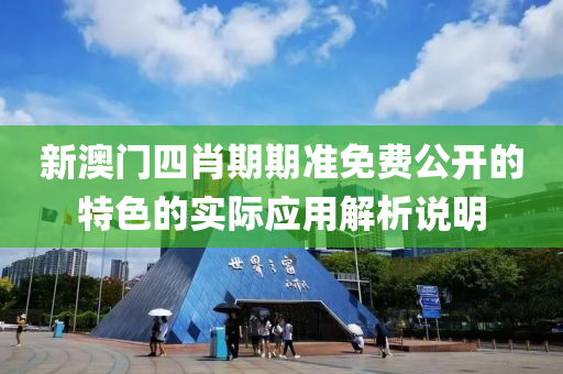 新澳門四肖期期準(zhǔn)免費公開的特色的實際應(yīng)用解析說明液壓動力機械,元件制造