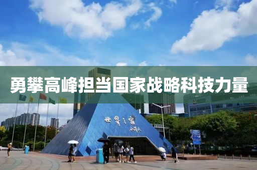 勇攀高峰擔當國家戰(zhàn)略科技力量液壓動力機械,元件制造