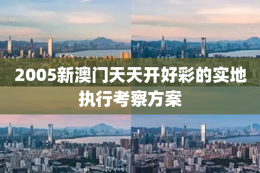 2005新澳門天天開好液壓動力機械,元件制造彩的實地執(zhí)行考察方案