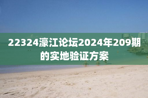 22324濠江論壇2024年209期的實地驗證方案液壓動力機械,元件制造