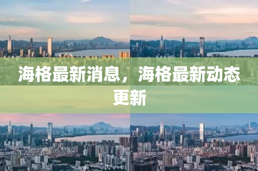 海格最新消息，海格最新動態(tài)更新液壓動力機械,元件制造