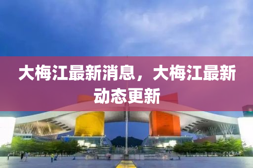 大梅江最新消息，大梅江最新動(dòng)態(tài)更新