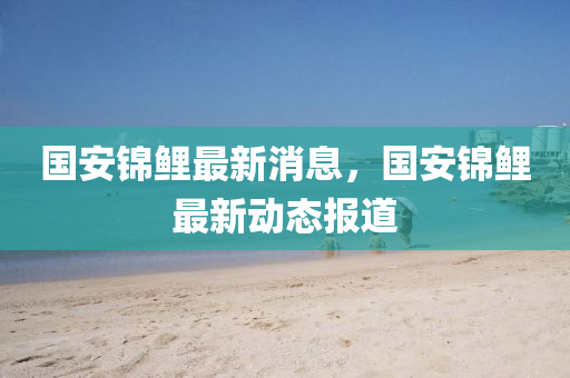 國(guó)安錦鯉最新消息，國(guó)安錦鯉最新動(dòng)態(tài)報(bào)道